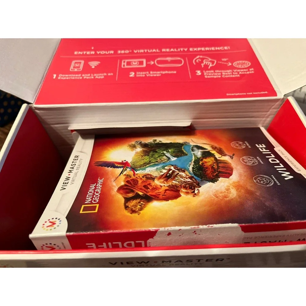View Master Virtual Reality‎ Starter Pack VR Headset Viewer  Wildlife Experience